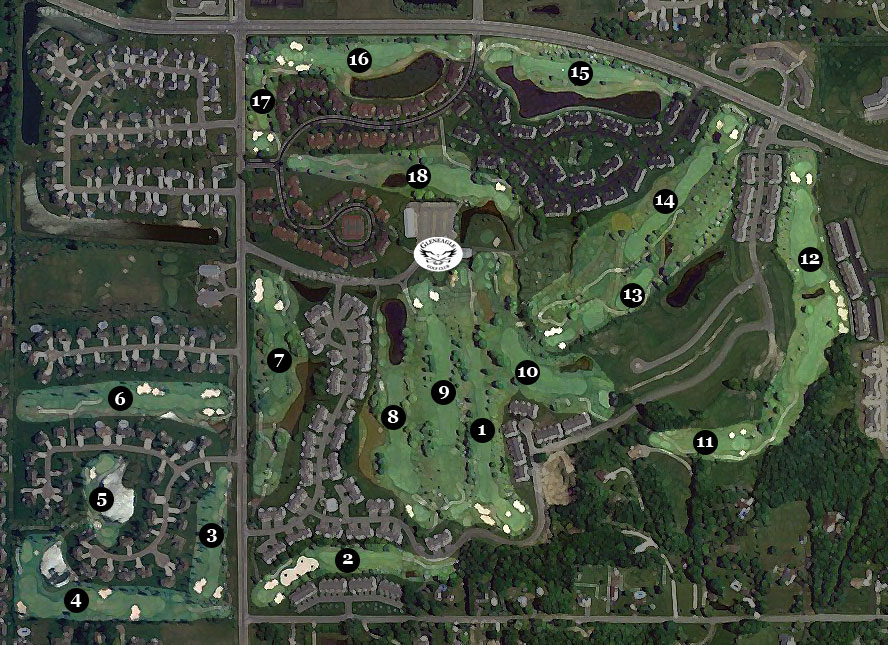 Gleneagle Course Map